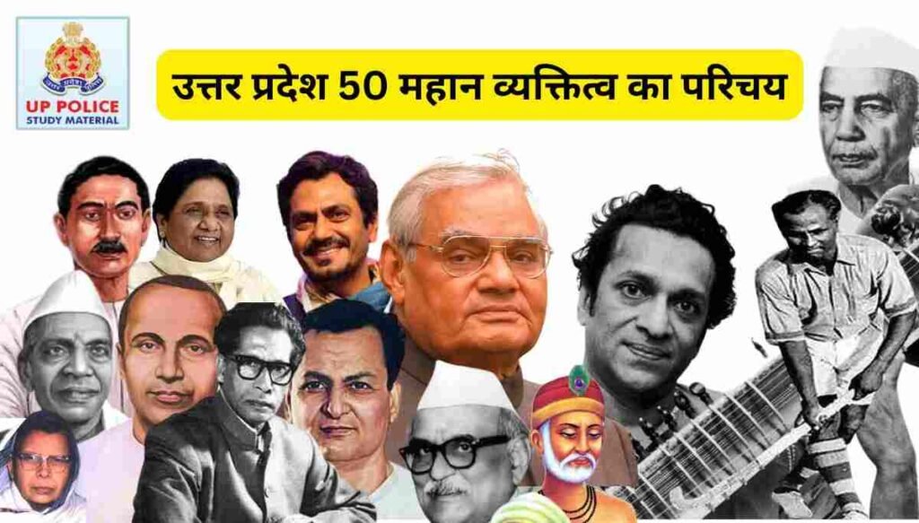 50 Famous personalities of Uttar Pradesh: उत्तर प्रदेश 50 महान व्यक्तित्व का परिचय