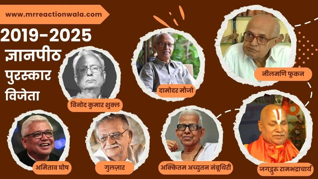 Gyanpeeth Puraskar Winner List 2025